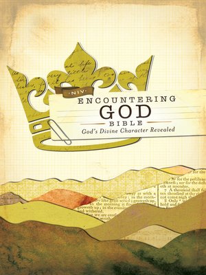cover image of NIV Encountering God Bible
